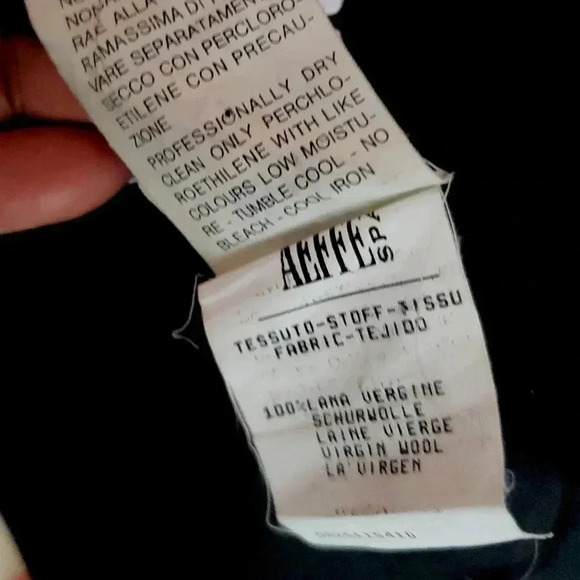 Moschino virgin wool black blazer jacket - Picture 12 of 15